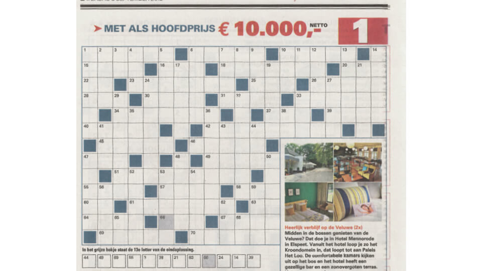 telegraaf puzzel